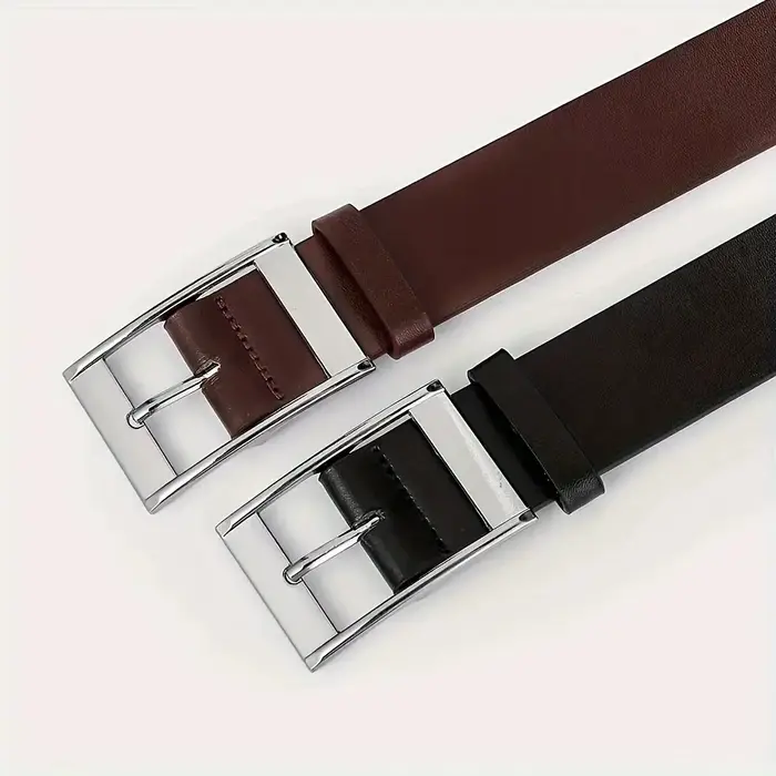Nouvelle ceinture de luxe pour hommes ceinture en cuir PU boucle ardillon en métal de haute qualité 