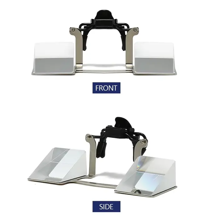 Lunettes de soleil clip-on pour myopes - Clip léger pour escalade et randonnée - Prisme optique