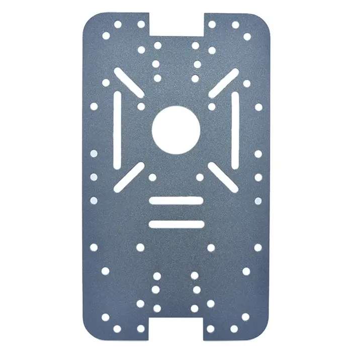 Chassis de moteur en aluminium et acrylique pour robot de voiture 2/4WD, bricolage, pièces d'outil à main pour maison occasions spéciales