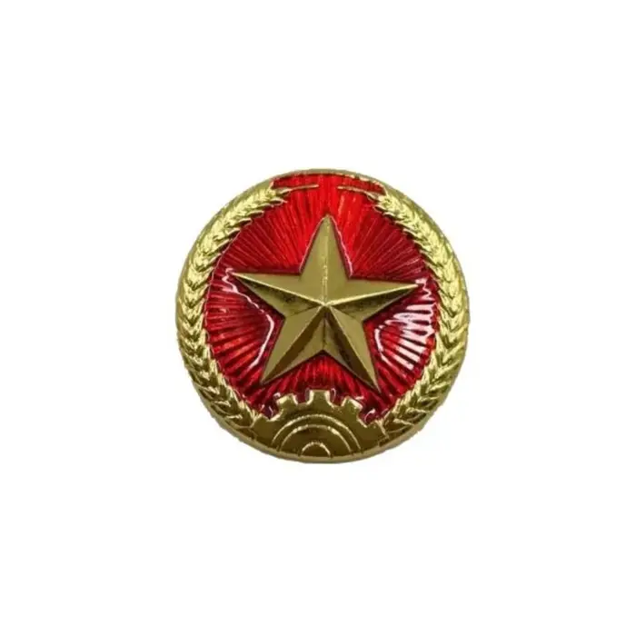 Insigne étoile pour casquette du VIETNAM, chapeau NVA VIETCONG VC PITH, insigne de casque