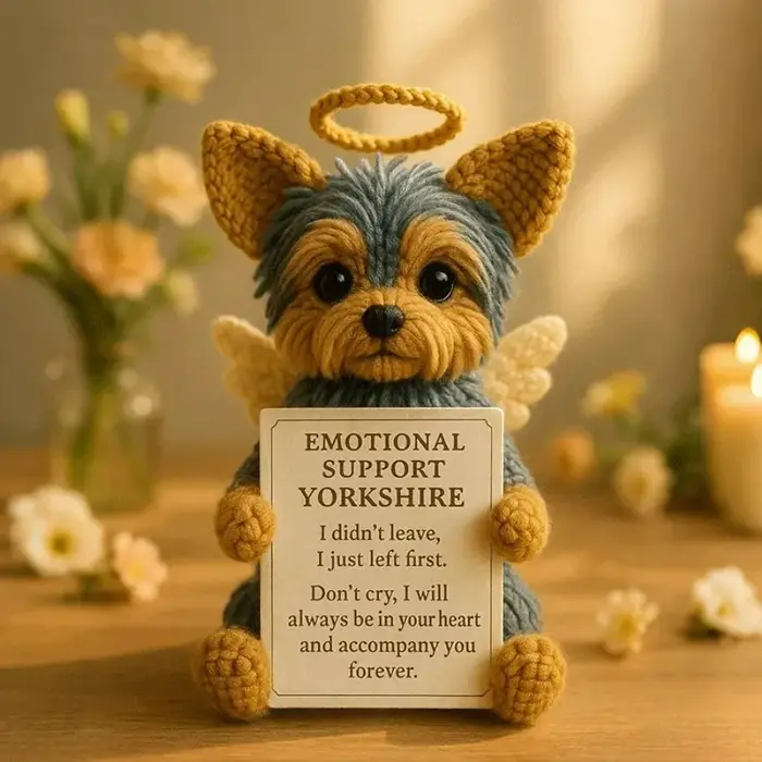 Yorkie Memorial Crochet Pattern Projet de soutien émotionnel Cadeau de sympathie pour les amoureux d