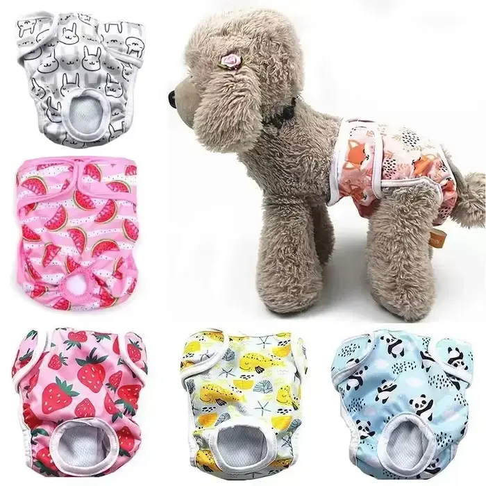 Couches lavables pour chien
