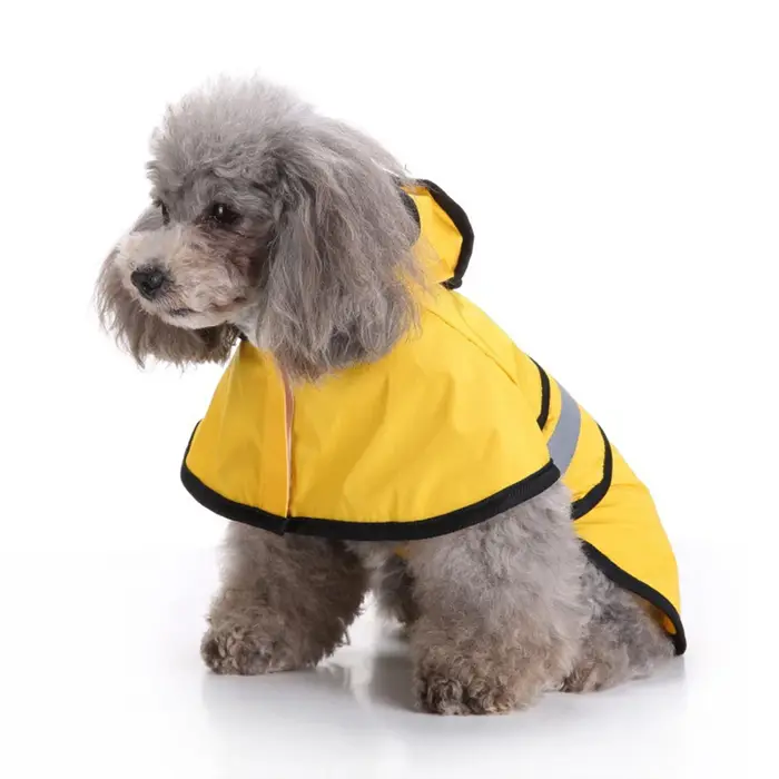 Gardez votre animal de compagnie sec et confortable – Imperméable réglable pour chien imperméable et