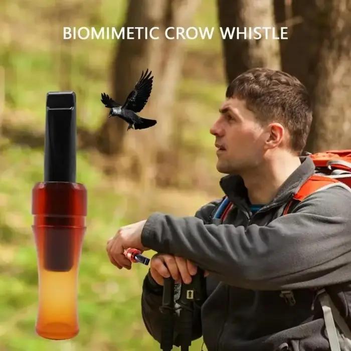 Sifflet d'appel d'oiseaux tactique - Outil de chasse réaliste pour l'appel des oiseaux