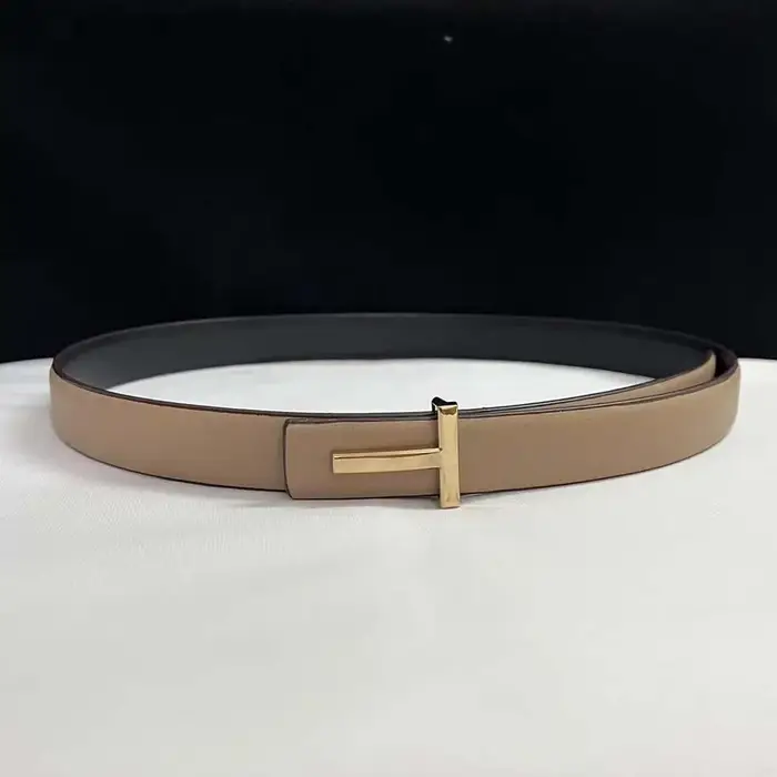 Nouveau 25mm femmes ceinture concepteur réversible en cuir véritable ceinture pour femmes T boucle c