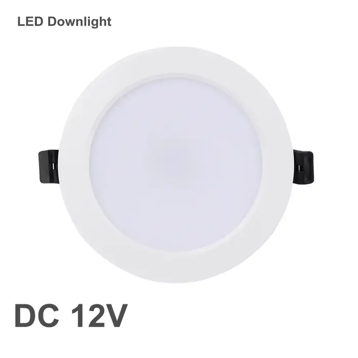 DC 12V LED Downlight 3W 6W 9W 12W 15W 18W 36W LED plafond encastré grille en alliage d'aluminium lam