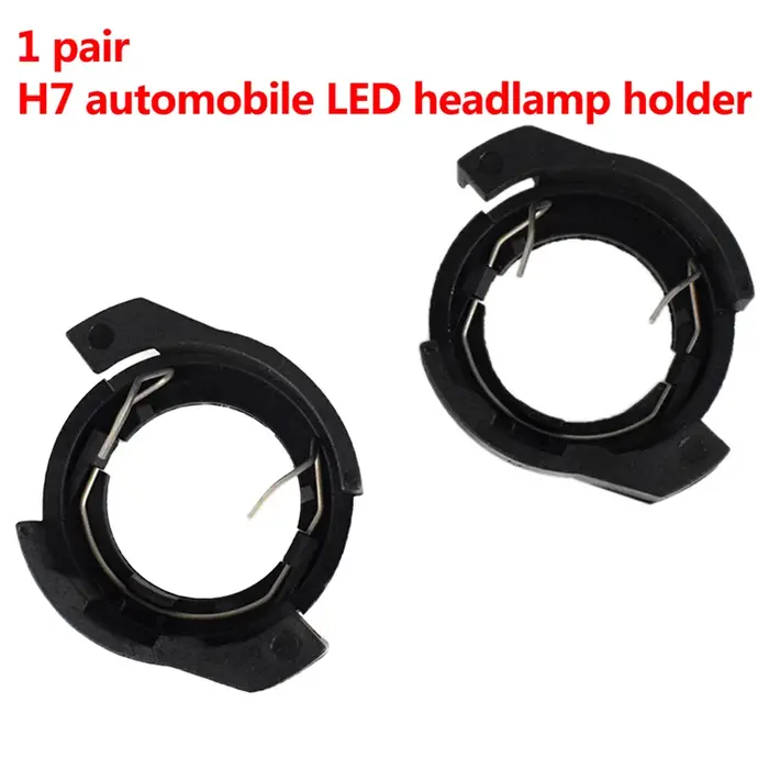 Base d'ampoule de phare Automobile H7, 1 paire, support de remplacement d'adaptateur, couvercle de r