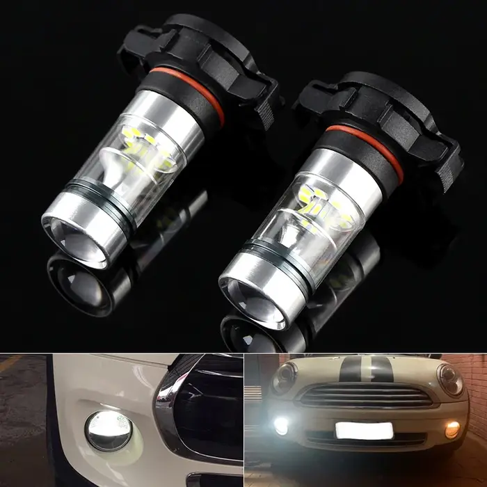 2 pièces Canbus PSX24W 2504 LED ampoules de voiture pour MINI Cooper F55 F56 garniture de phare halo