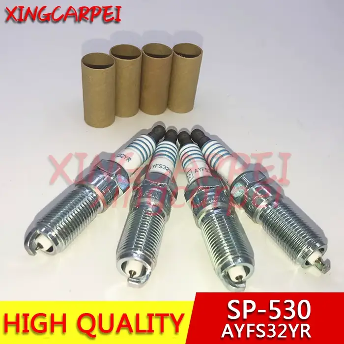 Bougie d'allumage en Iridium SP530, 4 pièces, pour Ford C-MAX Escape Fusion Transit Connect pour Maz