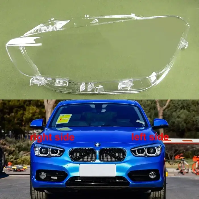 Couvercle de phare avant pour BMW série 1 F20 116i 118i 120i 2015 – 2019, couvercle Transparent pour