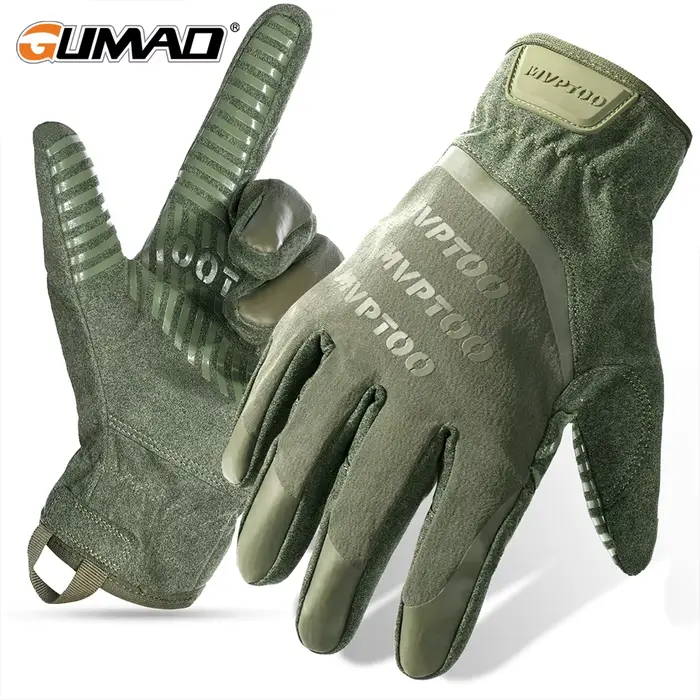 Gants de chasse hiver polaire thermiques écran tactile coupe-vent déperlant anti-dérapant randonnée ski