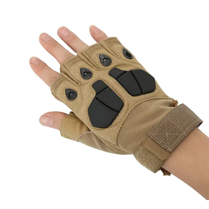 Gants de combat demi-doigts pour équitation et chasse - Entraînement sportif et tactique