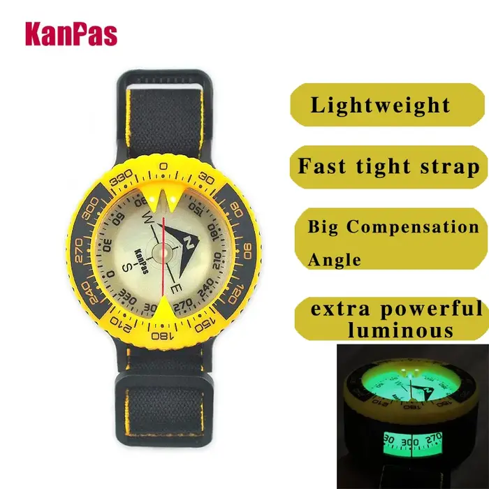 KANPAS 6BAR boussole de plongée sous-marine/boussole de plongée/boussole de navigation en mer/brume 