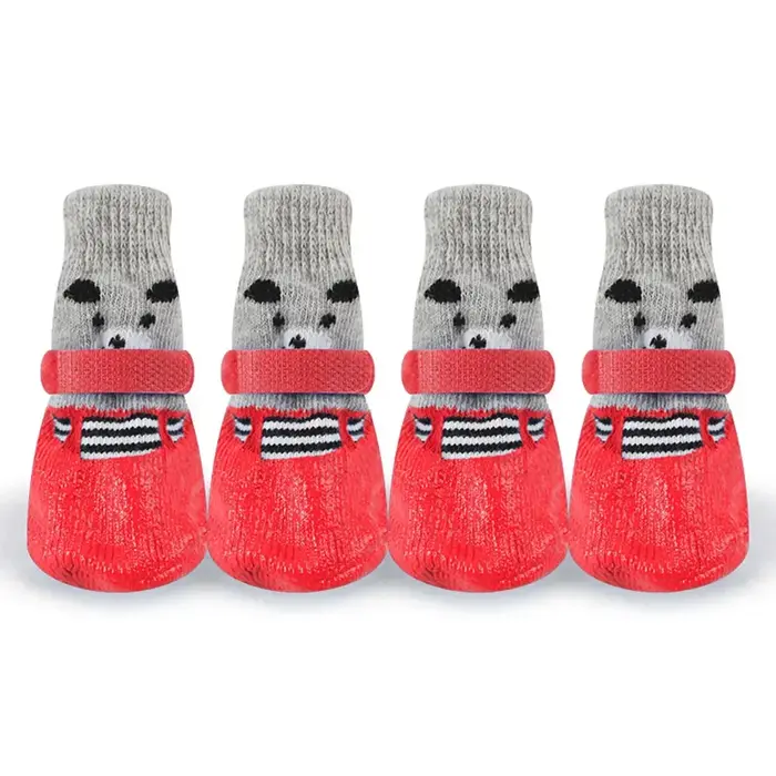 Chaussettes imperméables pour chiens et chats, chaussures respirantes, semelles antidérapantes, peti