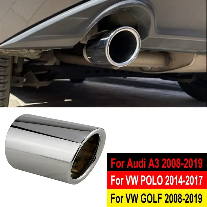 Tuyau d'échappement en acier inoxydable pour Audi A3 8V 8P Sportback VW Golf Variant 6 POLO 6R GOLF 