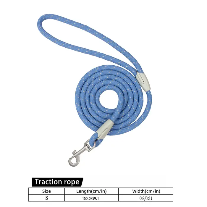 Laisse de bain pour animal de compagnie avec sangle de plomb de collier SFP, laisse de garde de ULde