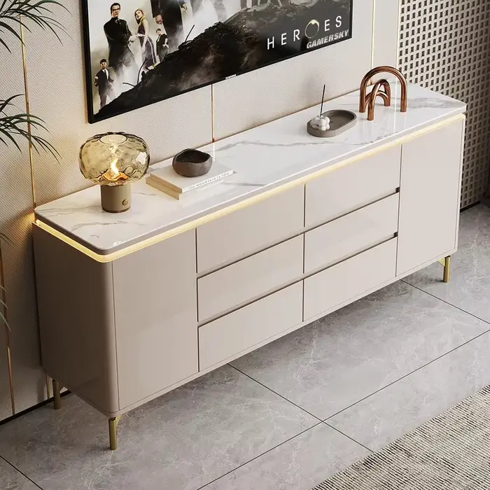 Armoires simples peu encombrantes, rangement Portable pour salon, vitrine moderne et tendance, meubl