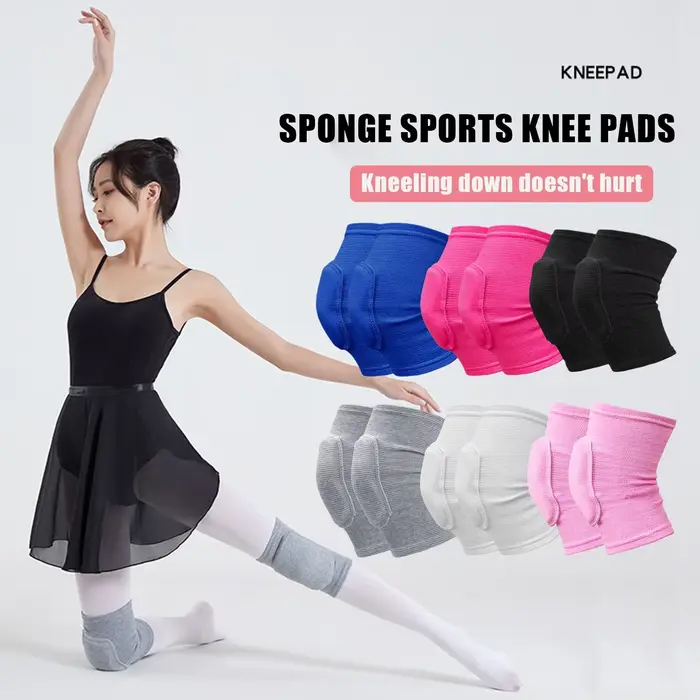 Genouillères de compression pour le sport, genouillères élastiques, éponge épaissie, support de geno
