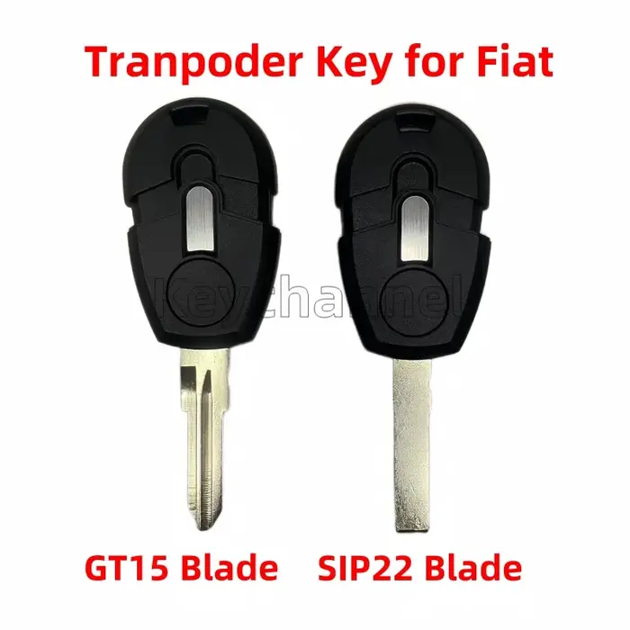 5/10 pièces Tête de clé transpondeur de rechange pour véhicule sans puce pour Fiat Positron EX300 av