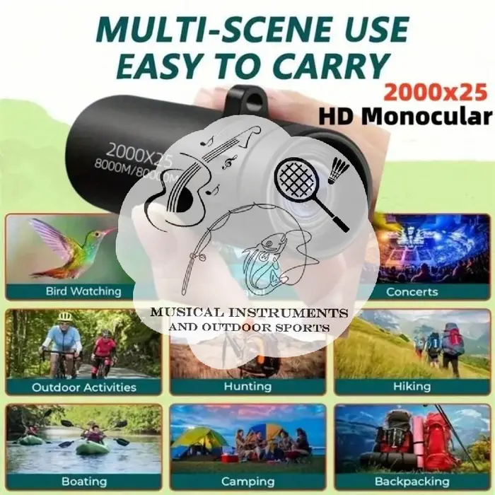 Télescope monoculaire de vision nocturne HD de poche pour la chasse