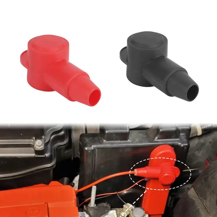 Capuchons de protection en silicone pour bornes de batterie, accessoires de voiture, isolation ignif