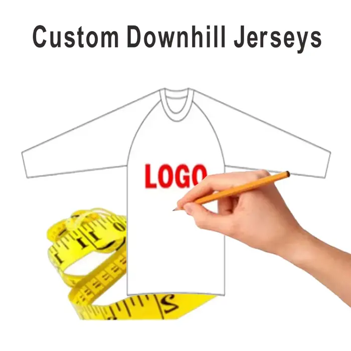 Maillots de descente personnalisés VTT chemises vtt tout-terrain DH vêtements de course de moto vête