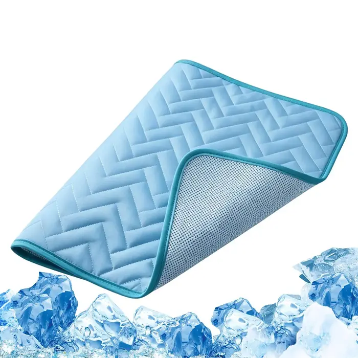 Tapis rafraîchissant pour chien Ice Cool Upgrade, lit d'été pour animaux de compagnie, extra large, pour petits et grands chiens, coussin respirant pour animaux de compagnie, lit rafraîchissant pour c