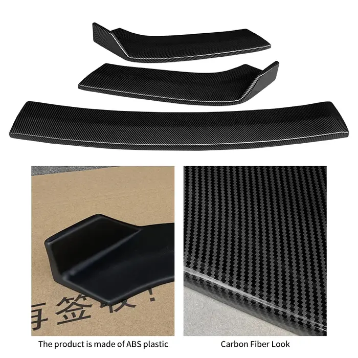 Pour BMW X2 F39 2018-2022 – Kit carrosserie avant ABS : Lame de pare-chocs, séparateur, spoiler, dif