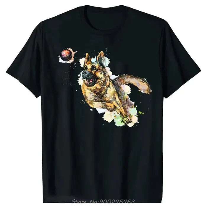 T-shirt drôle de chien de lévrier italien pour hommes, t-shirt imprimé, chien de troupeau des contri