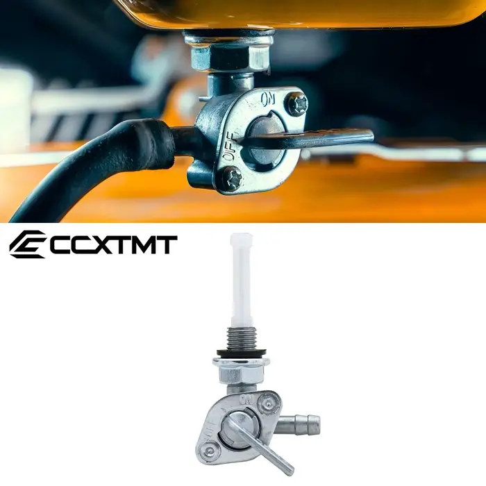 Interrupteur de réservoir de moteur CCXTMT en aluminium pour motos ATVs quadrons et tracteurs tondeuses M10x1.25 vert armée occasions spéciales
