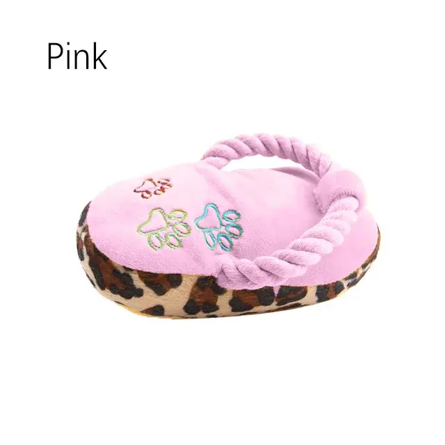 Jouets amusants pour chiens de compagnie, pantoufles en peluche, morsure de jambe de poulet, forme d