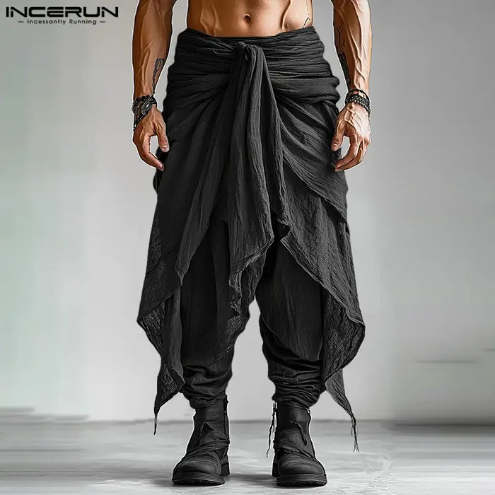 Pantalon harem casual homme été printemps streetwear oversize chasse confort S-5XL