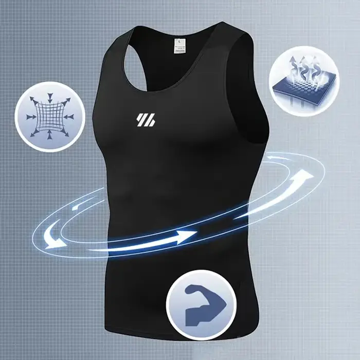 Chemise de sport élastique respirante pour hommes, vêtements de sport d'été, lait de loisirs, fibre 
