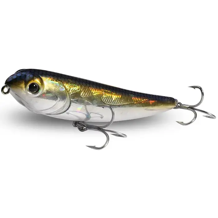 Marcher le chien Topwater leurre de pêche 15g 11 cm flottant crayon appât 3D Swimbait crochet Popper