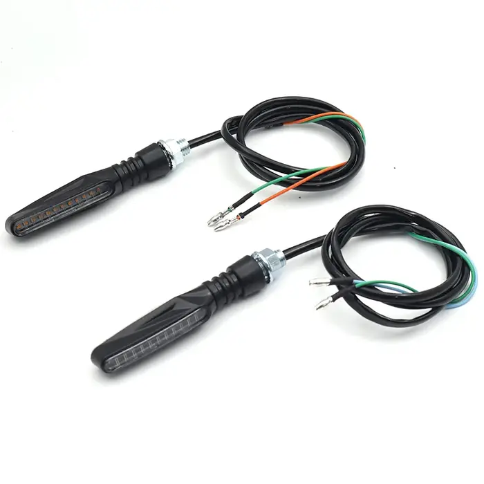 2 pièces 60V feu arrière feu stop LED clignotant pour Scooter électrique Citycoco e-bike moto arrièr