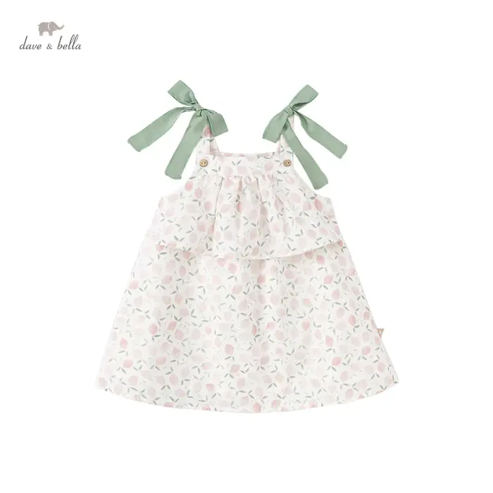 MACGirls-Robe bustier tubulaire élastique pour filles, jolie robe florale, décontractée, été, plage,