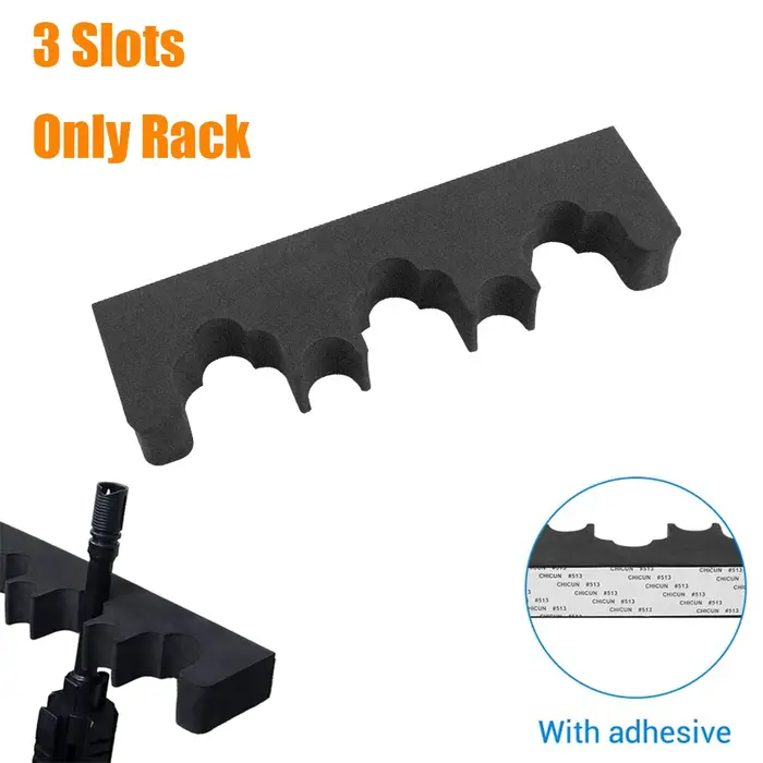 Support de rangement pour fusils à 5 fentes, pour armes à feu, organisateurs sûrs, support de protec