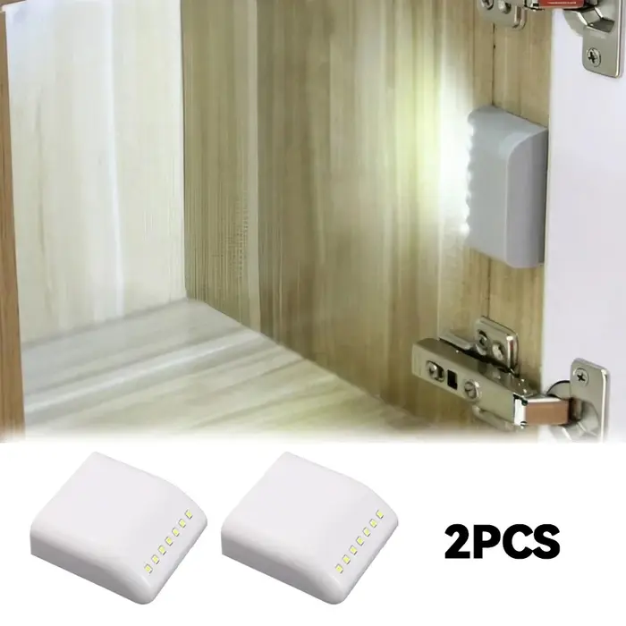 Lumière sous-meuble 7 LED sans fil, capteur de mouvement automatique, lumière de garde-robe, lampe à