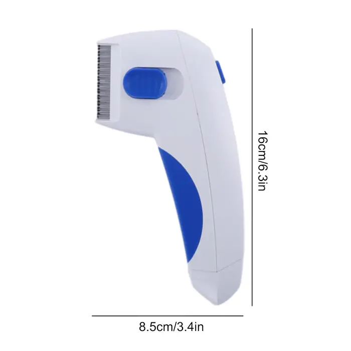Peigne Électrique Anti-Puces et Anti-Poux, Outil Pratique pour Chiens et Chats, Brosse de Nettoyage 