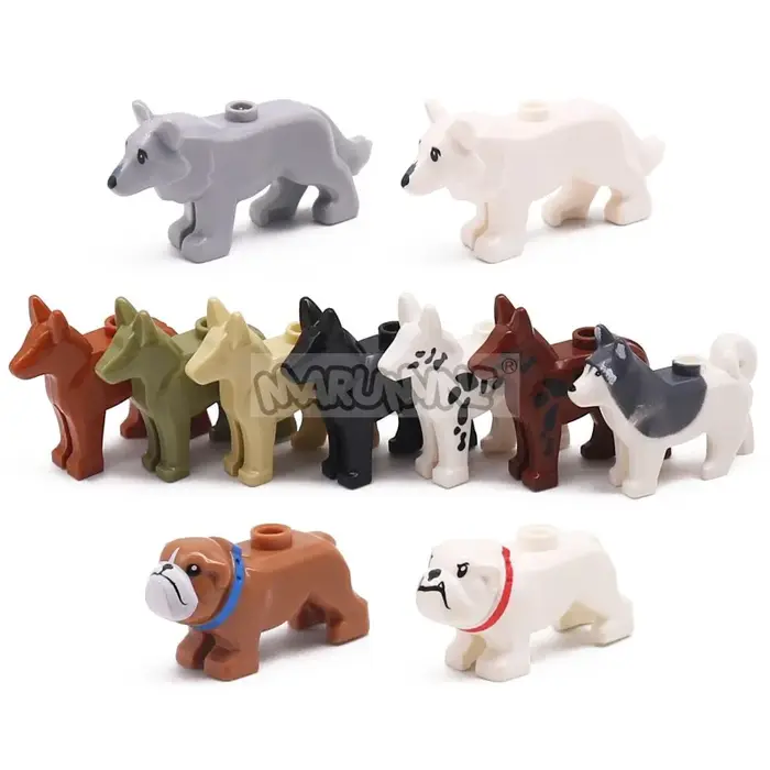 Blocs de Construction Marumine Animaux Nature Impressions Ville Rue Vue Brique Pièces Accessoires Compatibles Occasions Spéciales Création Artistique