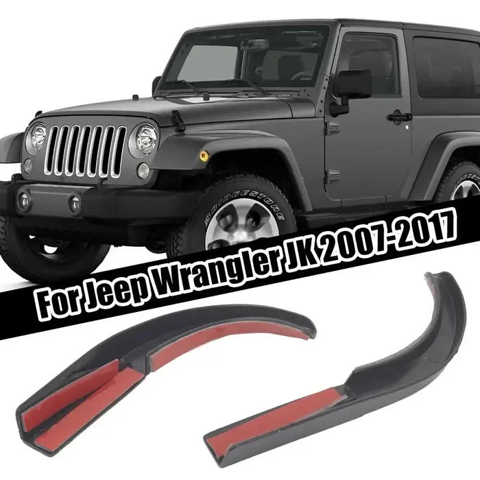 Extension de gouttière de toit de voiture pour Jeep Wrangler JK 2007-17, bouclier de pluie d'eau, ca