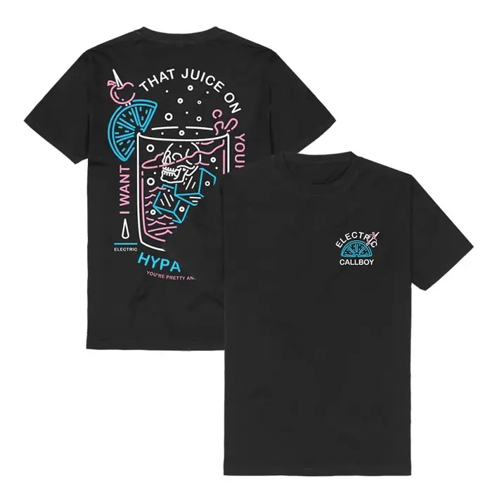 T-shirt de loisirs de luxe German Electronic Nuclear Electric Callboy pour hommes et femmes, nouvell