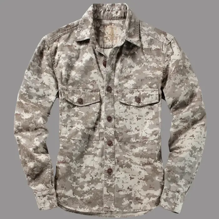 CamSolomon-Uniforme militaire en coton pour homme, chemise cargo, vêtements respirants, extérieur, e