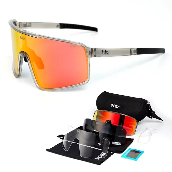 B BLIZ Nouvelles lunettes de cyclisme polarisées, protection UV400, anti-buée, lunettes de soleil de
