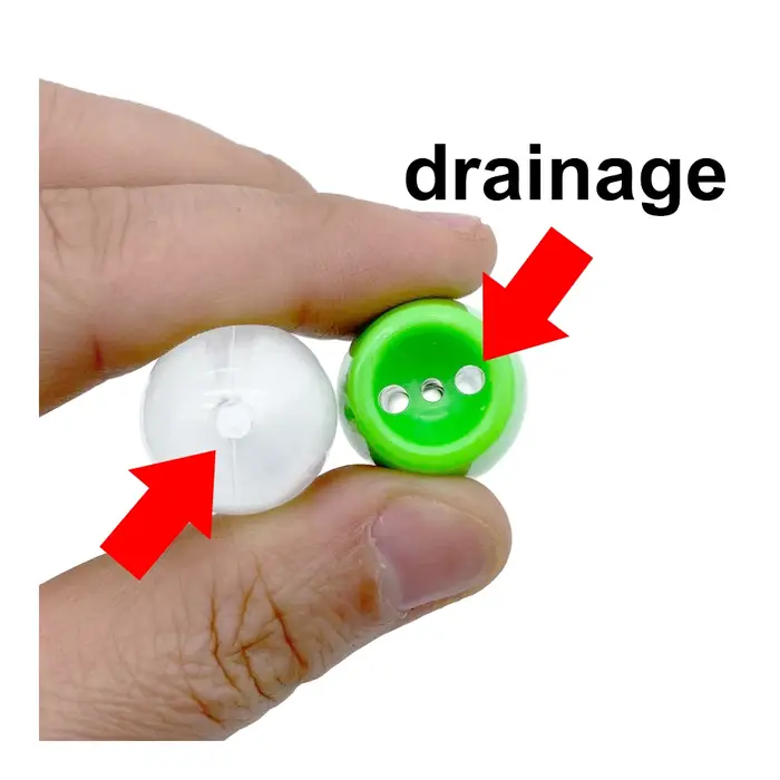 5 pièces Luya flottant lointain coulant lent mouche d'eau paillettes Luya appât assisté coulée aide 