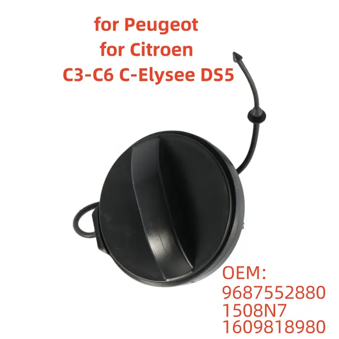 9687552880   Couvercle de bouchon de réservoir d'huile et de carburant de voiture, pour Peugeot et c
