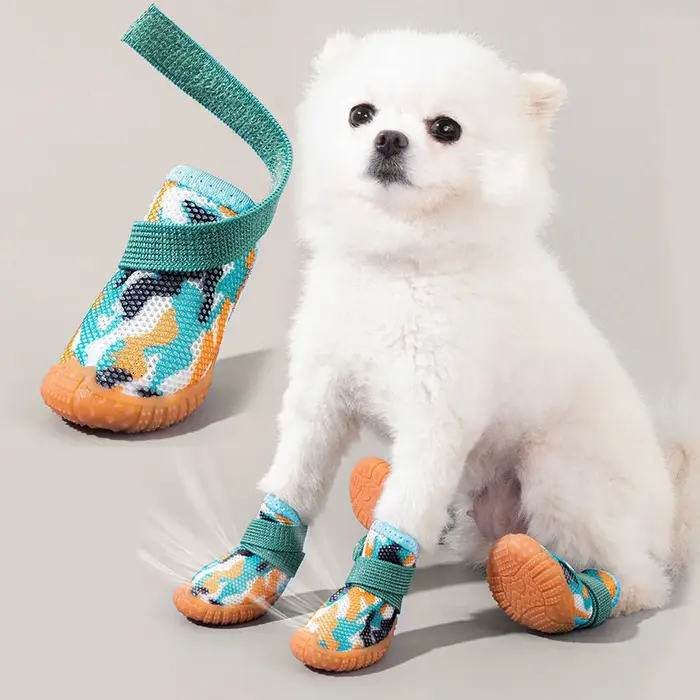Chaussures en maille respirante pour chiots