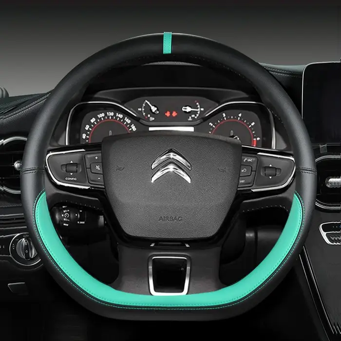 Housse de volant de Type D, pour citroën C3 II III 2009 – 2019 2020 C3 AIRCROSS 2017 2018 2019 2020 