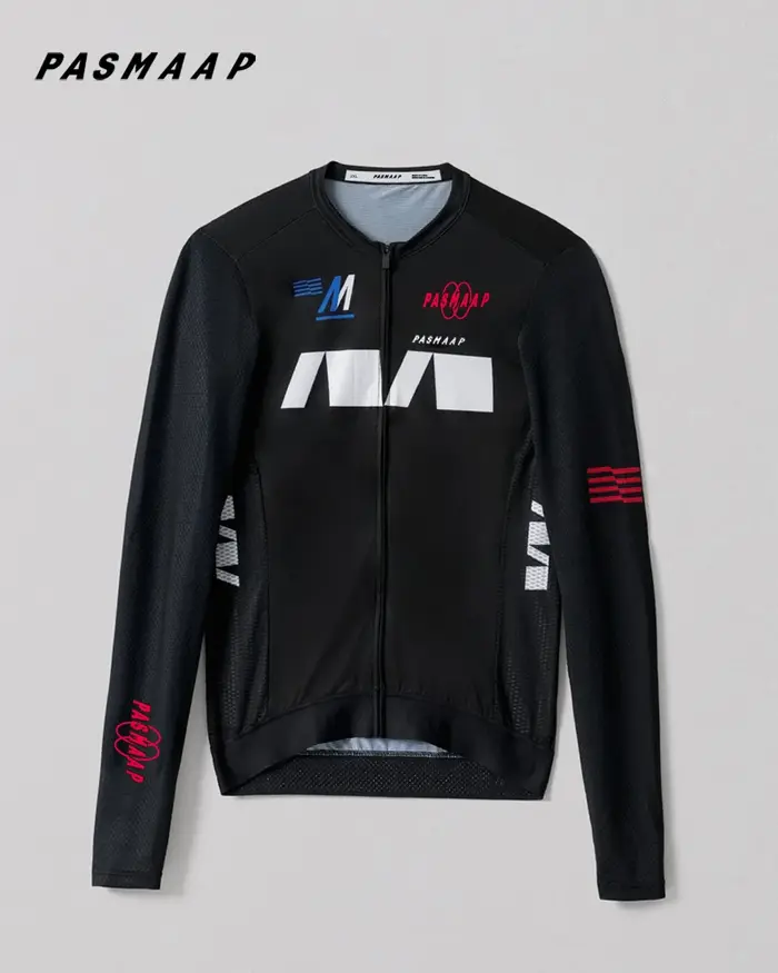 PASMAAP-maillot de cyclisme pour hommes, manches longues, équipe professionnelle, vtt, vêtements de 