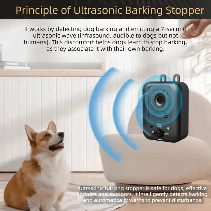 Dispositifs anti-aboiement intelligents pour chiens